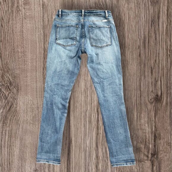 KanCan Blue Jeans with Distressed Details - Picture 2 of 6